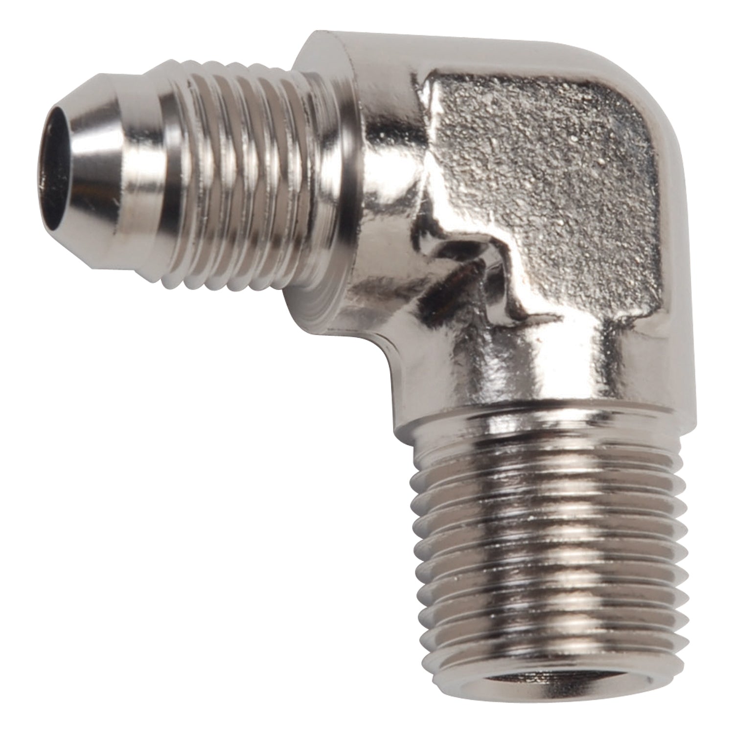 -12AN x 3/4 in NPT 90 Degree Adapter Fitting <br> Fitting Size: -12 AN x 3/4 in NPT