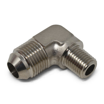 -12AN x 1/2 in NPT 90 Degree Adapter Fitting <br> Fitting Size: -12 AN x 1/2 in NPT