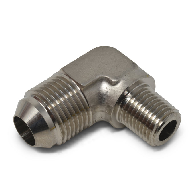 -12AN x 1/2 in NPT 90 Degree Adapter Fitting <br> Fitting Size: -12 AN x 1/2 in NPT