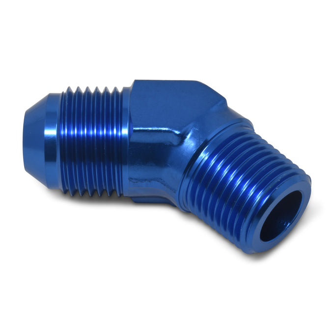 -3AN x 1/8 in NPT 45 Degree Adapter <br> Fitting Size: -3 AN x 1/8 in NPT