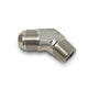-8AN x 3/8 in NPT 45 Degree Adapter <br> Fitting Size: -8 AN x 3/8 in NPT