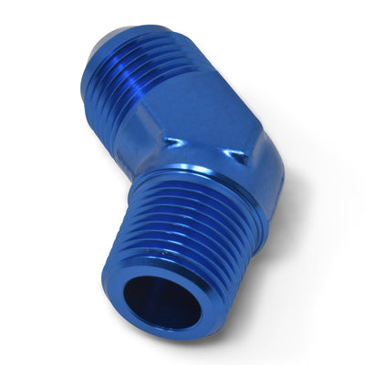 -12AN x 3/4 in NPT 45 Degree Adapter <br> Fitting Size: -12 AN x 3/4 in NPT