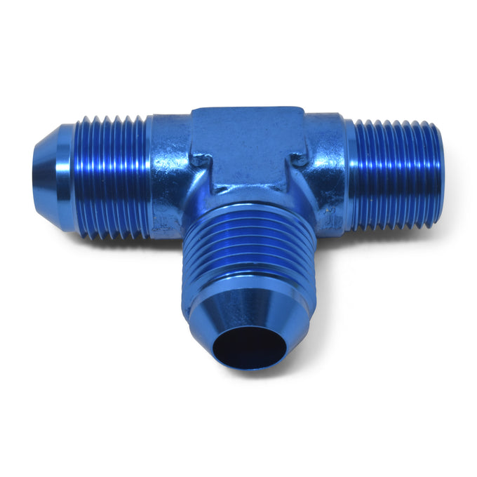 -4AN x 1/8 in NPT T Tee Adapter Fitting <br> Fitting Size: -4 AN x 1/8 in NPT