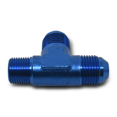 -4AN x 1/8 in NPT T Tee Adapter Fitting <br> Fitting Size: -4 AN x 1/8 in NPT