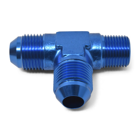 -10AN x 1/2 in NPT T Tee Adapter Fitting <br> Fitting Size: -10 AN x 1/2 in NPT