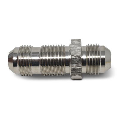 -3AN Straight Bulkhead Fitting <br> Fitting Size: -3 AN