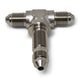 -3AN T Bulkhead Fitting <br> Fitting Size: -3 AN