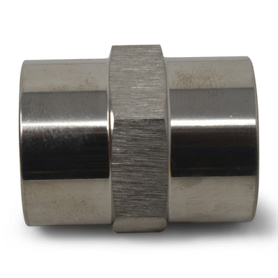 1/4 in NPT Straight Coupler Fitting <br> Fitting Size: 1/4 in NPT