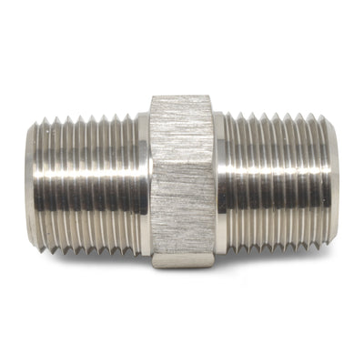 3/8 in NPT Straight Nipple Fitting <br> Fitting Size: 3/8 in NPT
