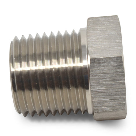 3/8 x 1/8 in NPT Straight Bushing Reducer <br> Fitting Size: 3/8 x 1/8 in NPT
