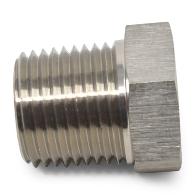 3/8 x 1/8 in NPT Straight Bushing Reducer <br> Fitting Size: 3/8 x 1/8 in NPT
