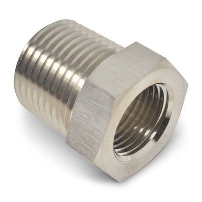3/8 x 1/8 in NPT Straight Bushing Reducer <br> Fitting Size: 3/8 x 1/8 in NPT