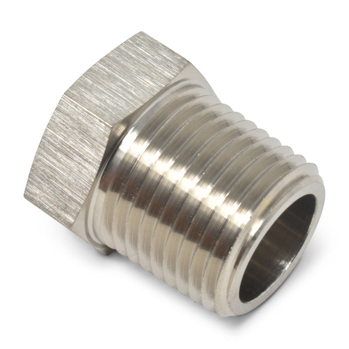 3/8 x 1/8 in NPT Straight Bushing Reducer <br> Fitting Size: 3/8 x 1/8 in NPT