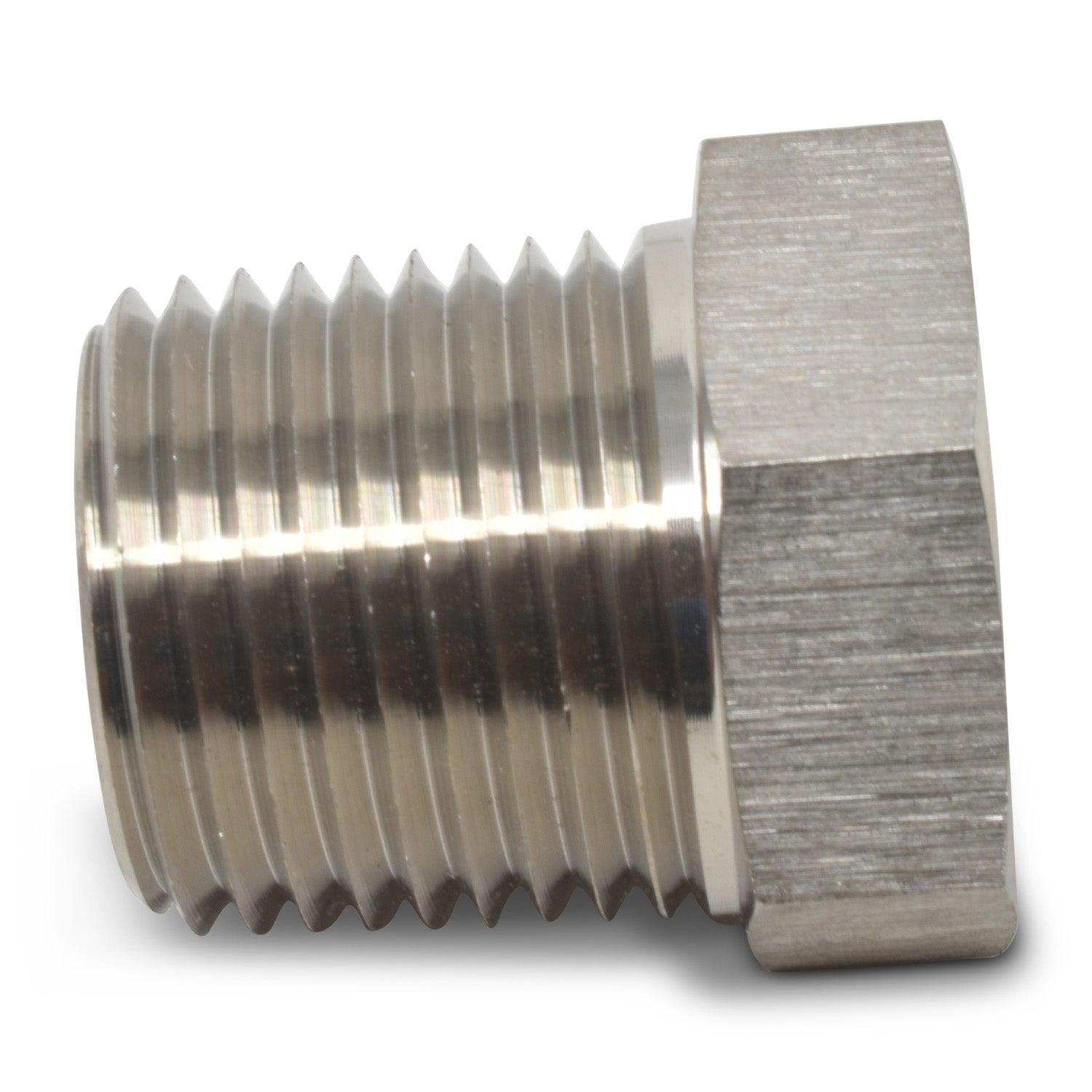 1/2 in NPT x 1/8 in NPT Straight Bushing Reducer <br> Fitting Size: 1/2 in NPT x 1/8 in NPT