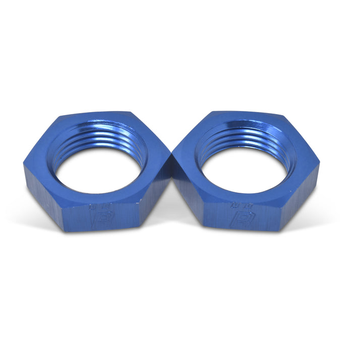 -4AN To 7/16in -20 Thread Nut Adapter Fitting <br> -4 AN Bulkhead Nuts 7/16in -20 Thread Size