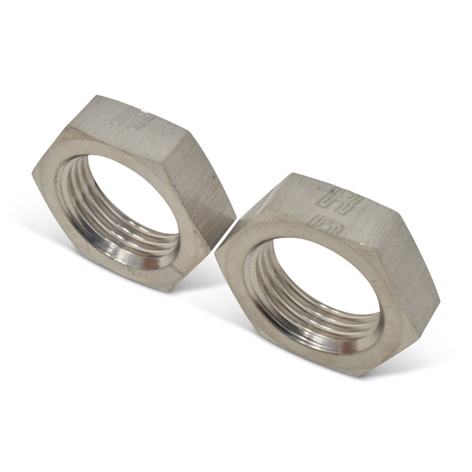 -4AN To 7/16in-20 Nut Adapter Fitting <br> -4 AN Bulkhead Nuts 7/16in -20 Thread Size