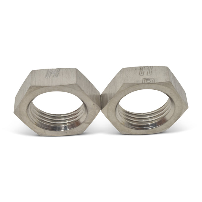 -4AN To 7/16in-20 Nut Adapter Fitting <br> -4 AN Bulkhead Nuts 7/16in -20 Thread Size