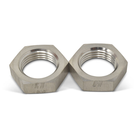-6AN To 9/16in -18 Nut Adapter Fitting <br> -6 AN Bulkhead Nuts 9/16in -18 Thread Size