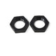 -6AN To 9/16in -18 Nut Adapter Fitting <br> -6 AN Bulkhead Nuts 9/16in -18 Thread Size