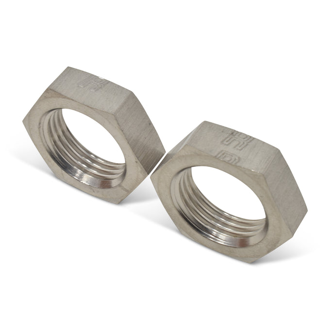 -10AN To 7/8in -14 Nut Adapter Fitting <br> -10 AN Bulkhead Nuts 7/8in -14 Thread Size