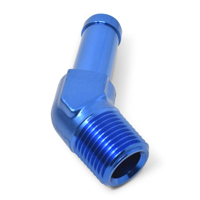 -4AN x 1/8 in NPT 45 Degree Adapter Fitting <br> Fitting Size: -4 AN x 1/8 in NPT