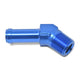-8AN x 3/8 in NPT 45 Degree Adapter Fitting <br> Fitting Size: -8 AN x 3/8 in NPT
