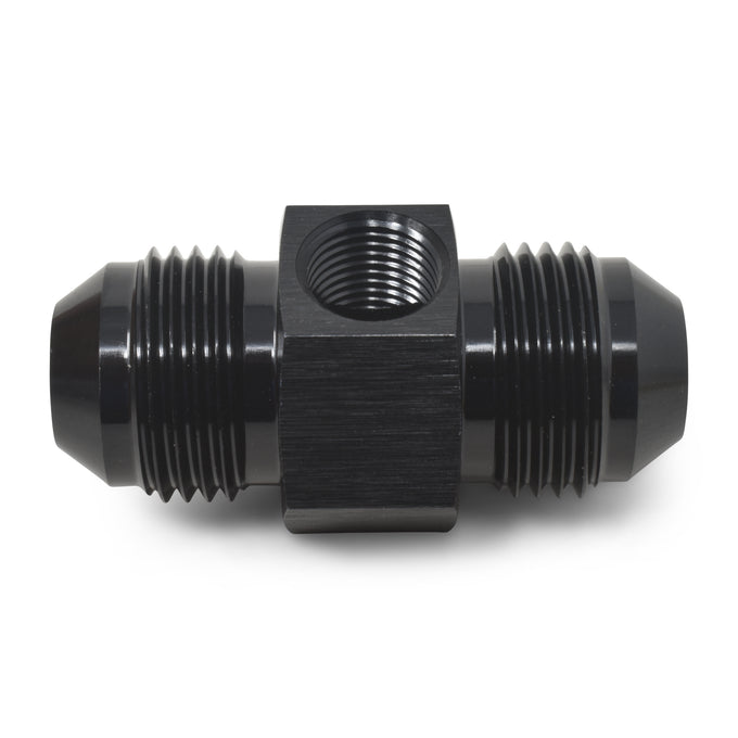 -8 An Union W/1/8in Npt Pressure Port Blk Anodize <br> Universal application