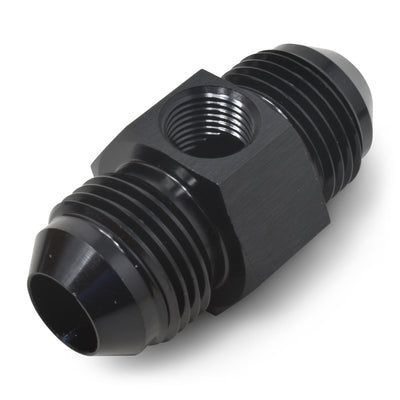 -8 An Union W/1/8in Npt Pressure Port Blk Anodize <br> Universal application