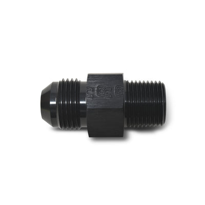 -6AN, 3/8 in NPT Straight Fuel Psi Adapter <br> Fitting Size: -6 AN, 3/8 in NPT