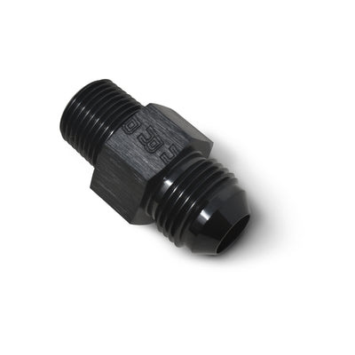 -6AN, 3/8 in NPT Straight Fuel Psi Adapter <br> Fitting Size: -6 AN, 3/8 in NPT