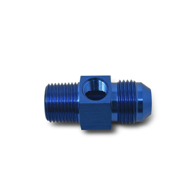 -8AN x 3/8 in NPT Straight Fuel Psi Adapter <br> Fitting Size: -8 AN x 3/8 in NPT