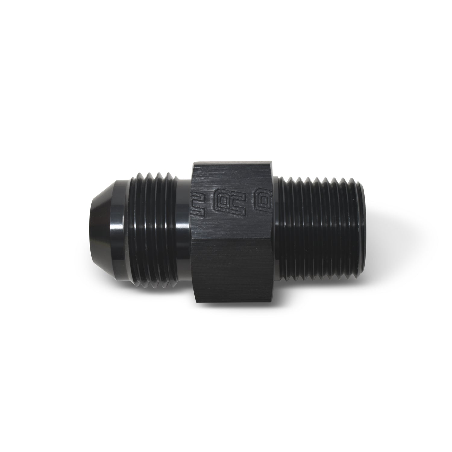 -8AN x 3/8 in NPT Straight Fuel Psi Adapter <br> Fitting Size: -8 AN x 3/8 in NPT