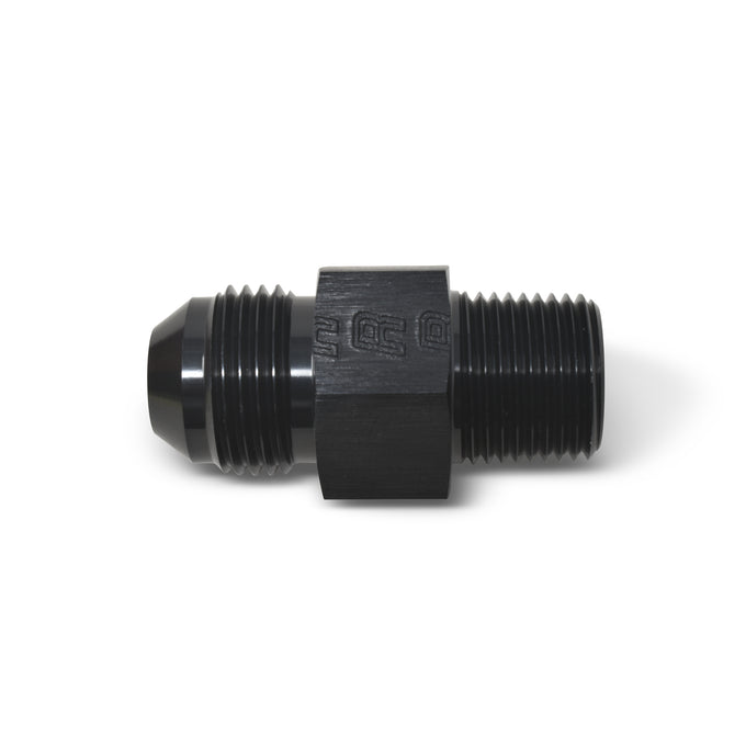 -8AN x 3/8 in NPT Straight Fuel Psi Adapter <br> Fitting Size: -8 AN x 3/8 in NPT