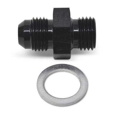 -6AN, 12mm x 1.5 Straight Adapter Fitting <br> Fitting Size: -6 AN, 12mm x 1.5