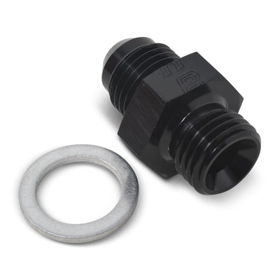 -6AN, 12mm x 1.5 Straight Adapter Fitting <br> Fitting Size: -6 AN, 12mm x 1.5