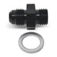 -6AN, 14mm x 1.5 Straight Adapter Fitting <br> Fitting Size: -6 AN, 14mm x 1.5