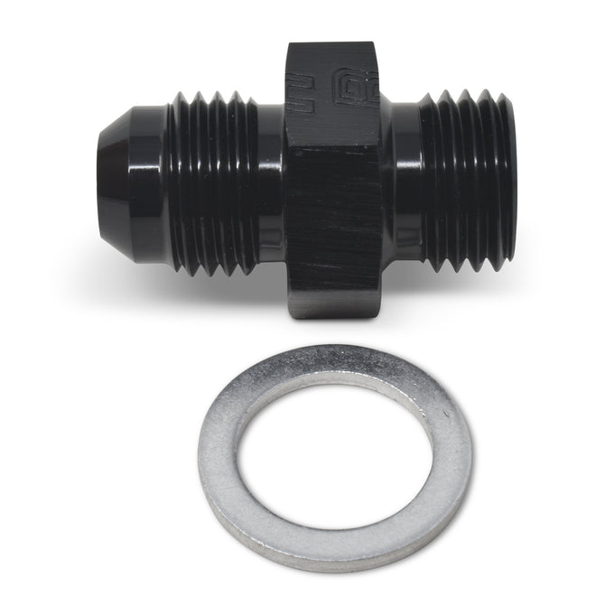 -6AN, 14mm x 1.5 Straight Adapter Fitting <br> Fitting Size: -6 AN, 14mm x 1.5
