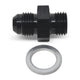 -6AN, 16mm x 1.5 Straight Adapter Fitting <br> Fitting Size: -6 AN, 16mm x 1.5