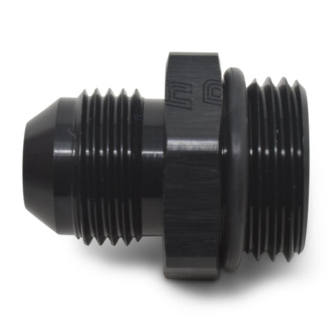 -6AN to -8AN Radius Port Adapter <br> Fitting Size: -6 AN Flared Male x -8 AN Port Male