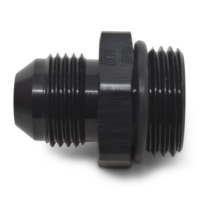 -6AN to -8AN Radius Port Adapter <br> Fitting Size: -6 AN Flared Male x -8 AN Port Male
