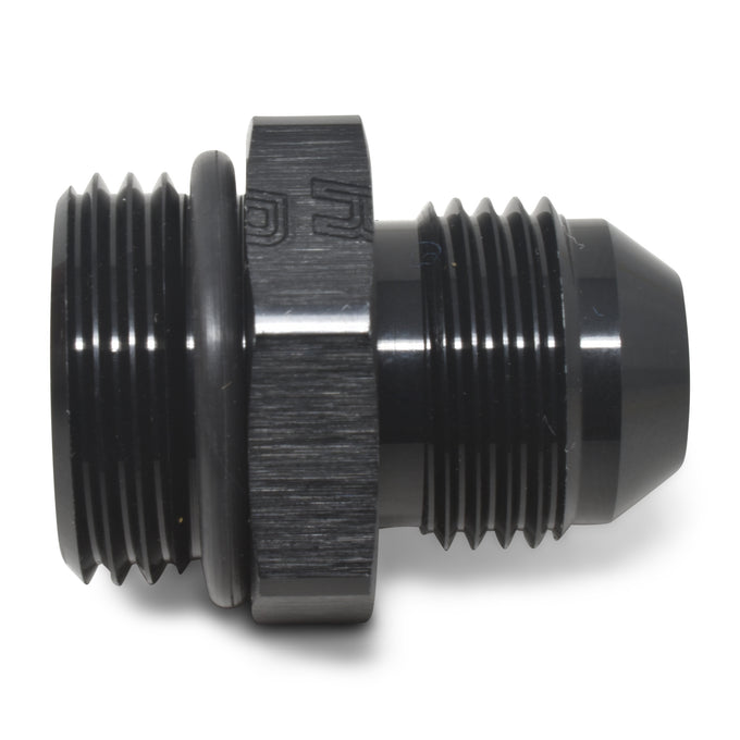-6AN to -8AN Radius Port Adapter <br> Fitting Size: -6 AN Flared Male x -8 AN Port Male