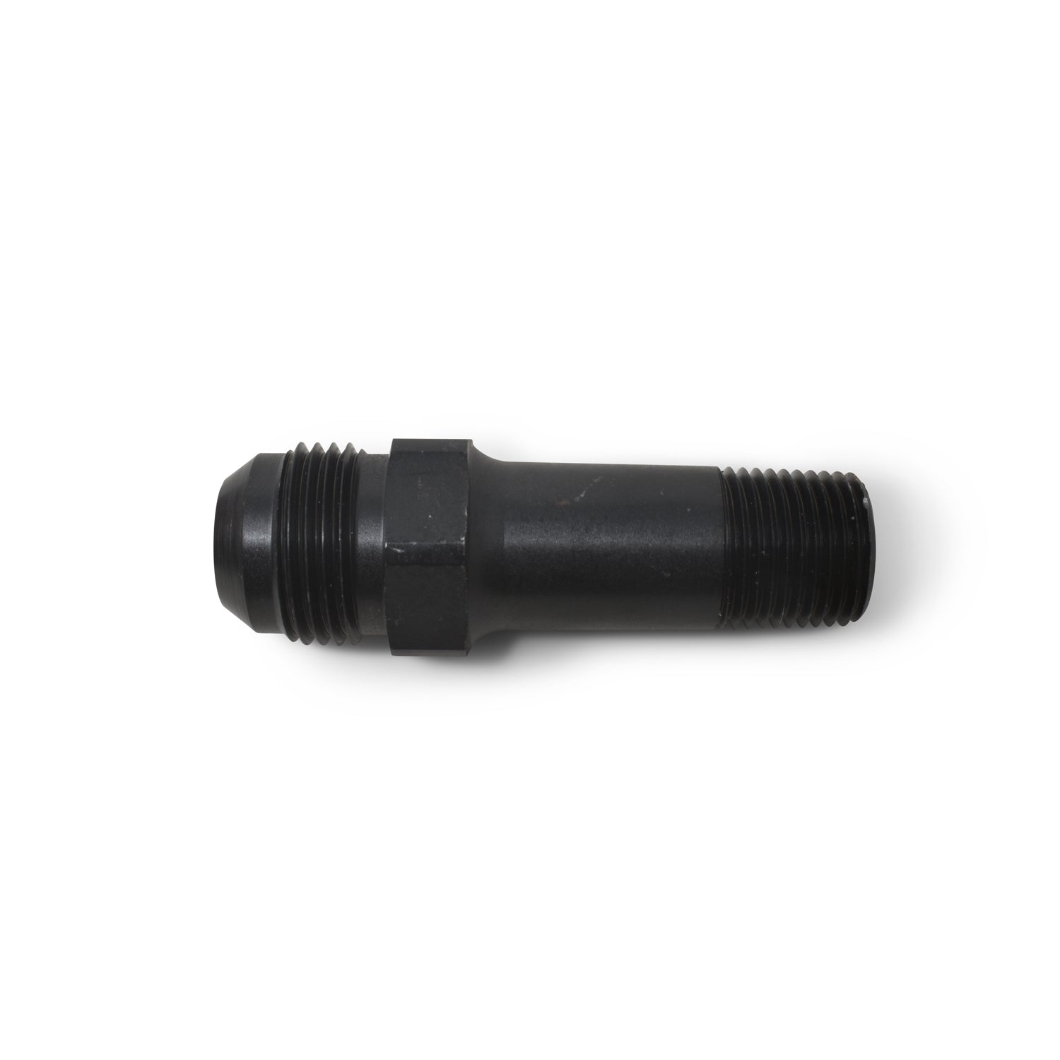 Long Radius Port O-Ring Boss Adapter <br> -10 AN to 1/2in NPT Long