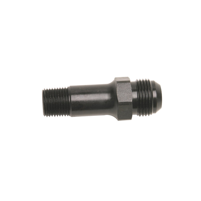 Long Radius Port O-Ring Boss Adapter <br> -12 AN to 1/2in NPT Long