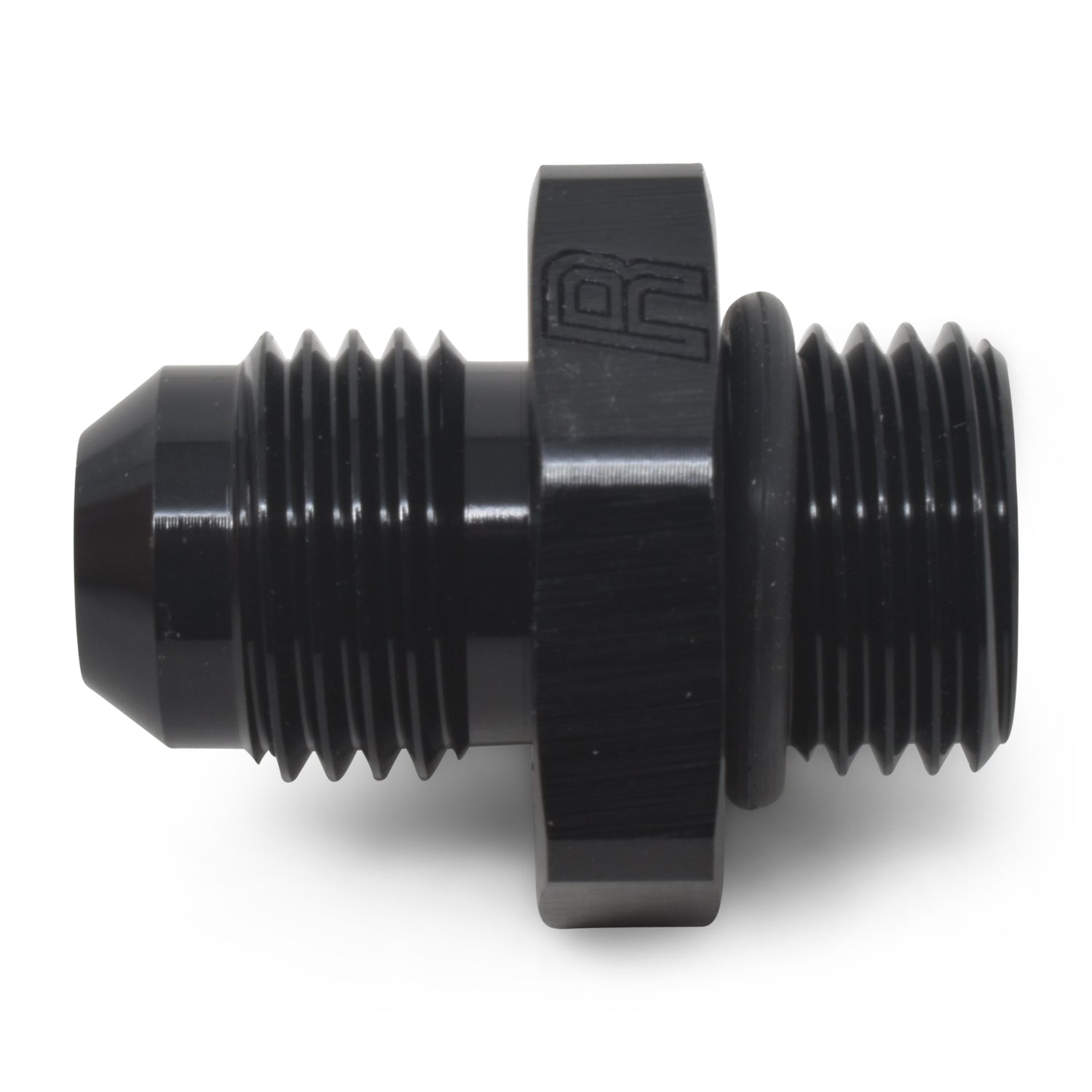 -6AN to -6AN Radius Port Adapter <br> Fitting Size: -6 AN Flared Male x -6 AN Port Male