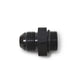 -8AN to -6AN Radius Port Adapter <br> Fitting Size: -8 AN Flared Male x -6 AN Port Male