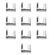 10 Pack Brake Line Retaining Clip <br> Universal application