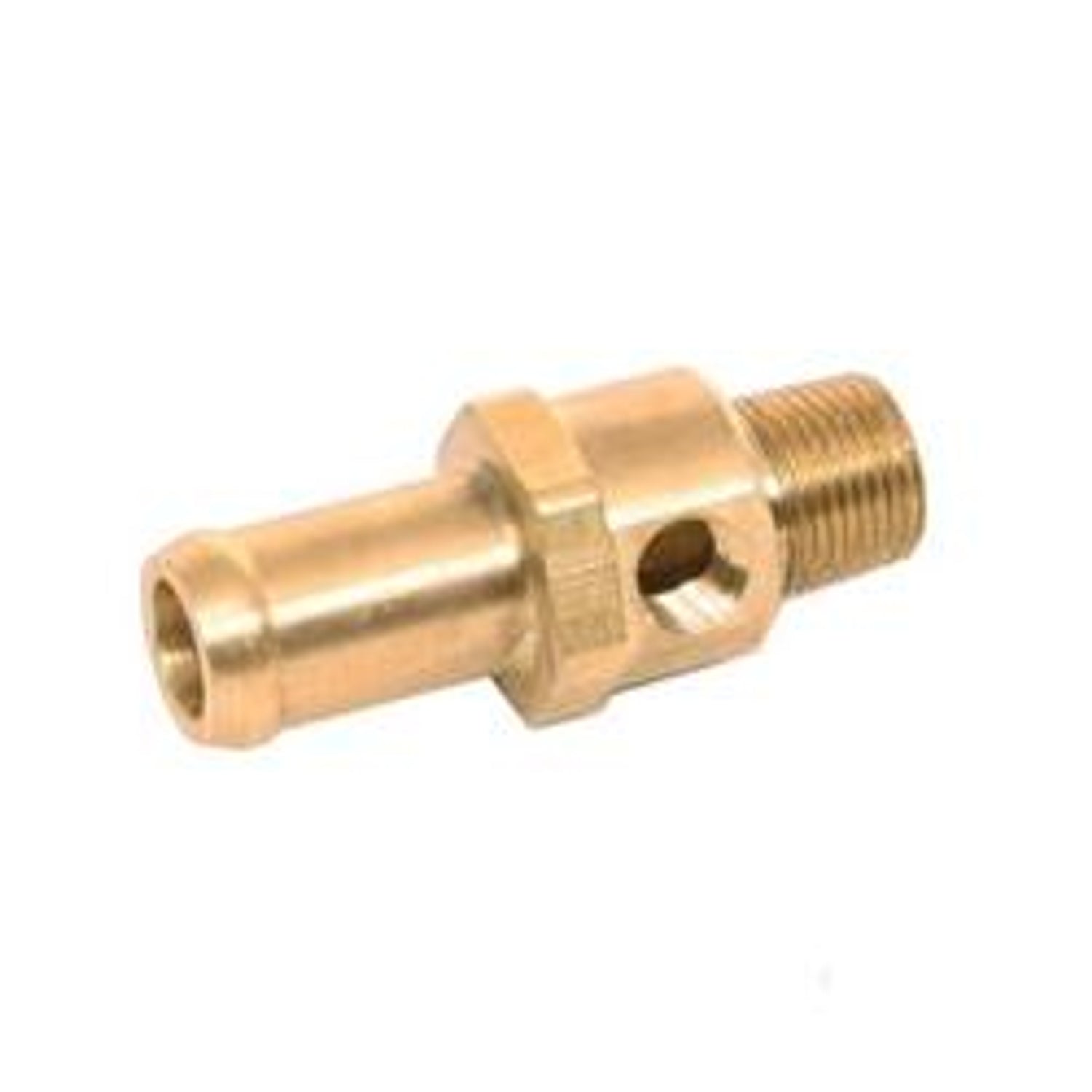 3/8in NPT x 17MM Smooth Hose Adapter <br> 3/8in NPT x 17mm Hose x 90 Degree 1/8in NPT