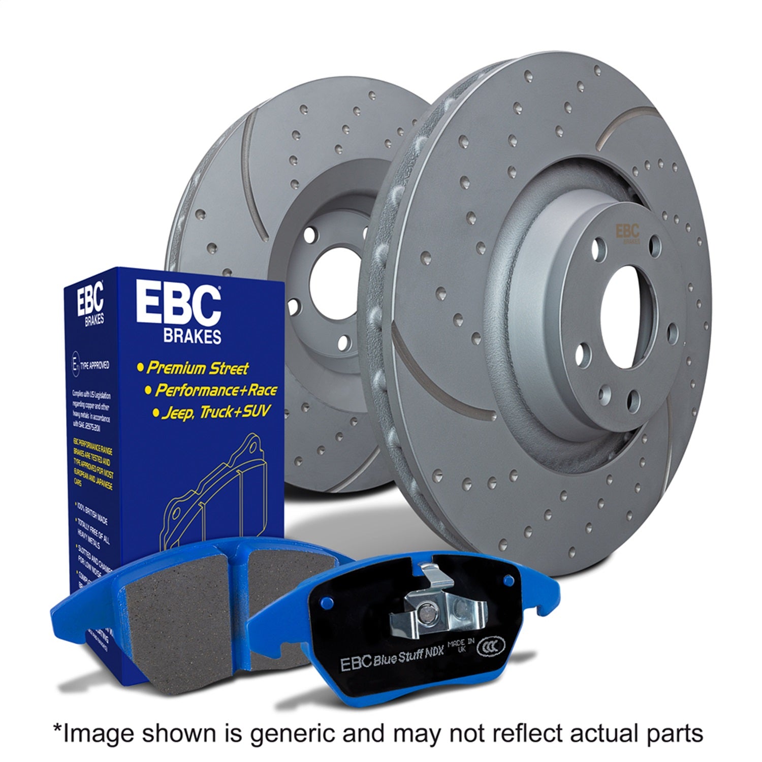 EBC Brakes S6KF Brake Pads and Rotors Kit CA Auto Parts