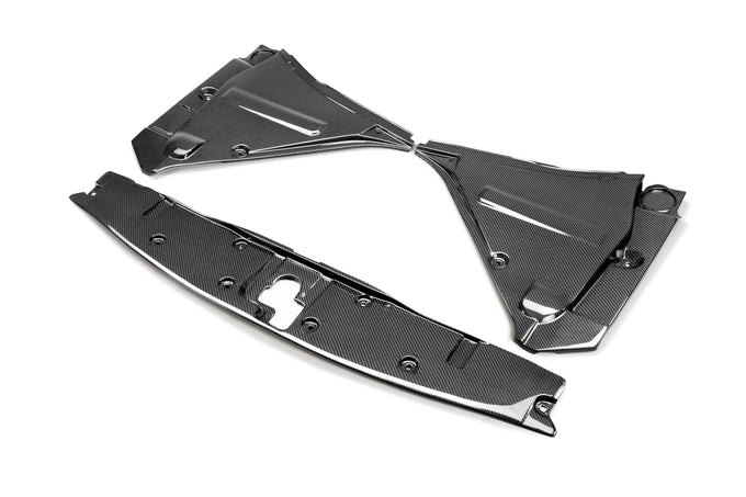 Carbon fiber cooling panel set <br> 2009-2011 Nissan GT-R