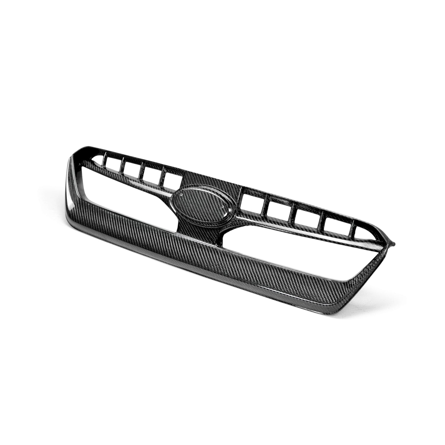 OEM-style carbon fiber front grille <br> 2015-2017 Subaru WRX/STi